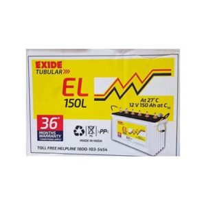 Exide Tubular EL 150 48-Month Warranty