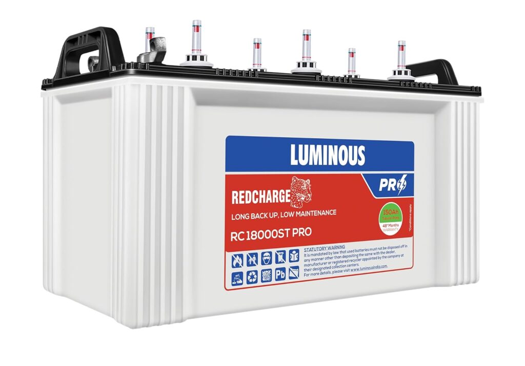 Luminous 100Ah Battery | Luminous Inverter Battery Price List 2024