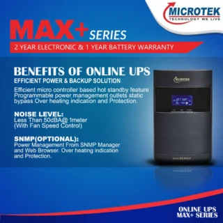 Microtek 3KVA Online UPS with Inbuilt Battery