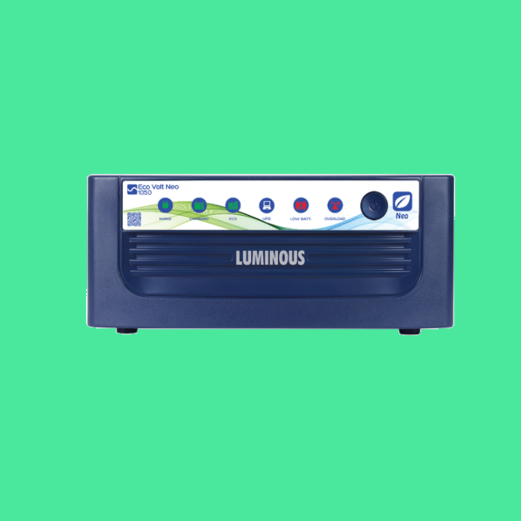 Luminous eco volt 1050 inverter with Luminous Inverlast 160Ah Tall Tubular Plate Inverter Battery for Home ILTT20060