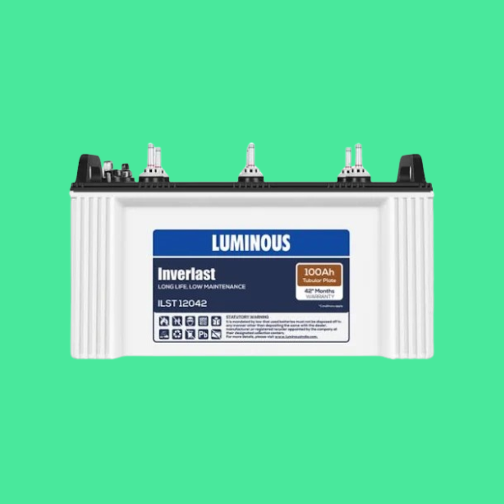 Luminous Inverter Battery 100 AH Price